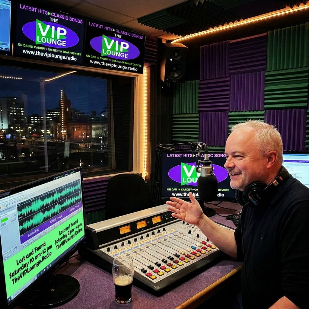 Pete Dossett in the Studio.